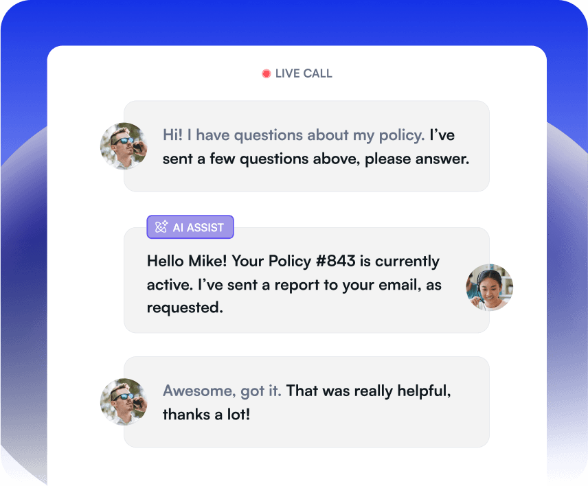 Enhance insurance interactions using Deciphr Assistant